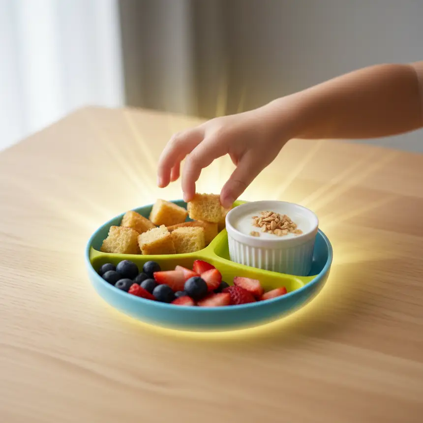 Kids snack recipes, fruit puree cooking