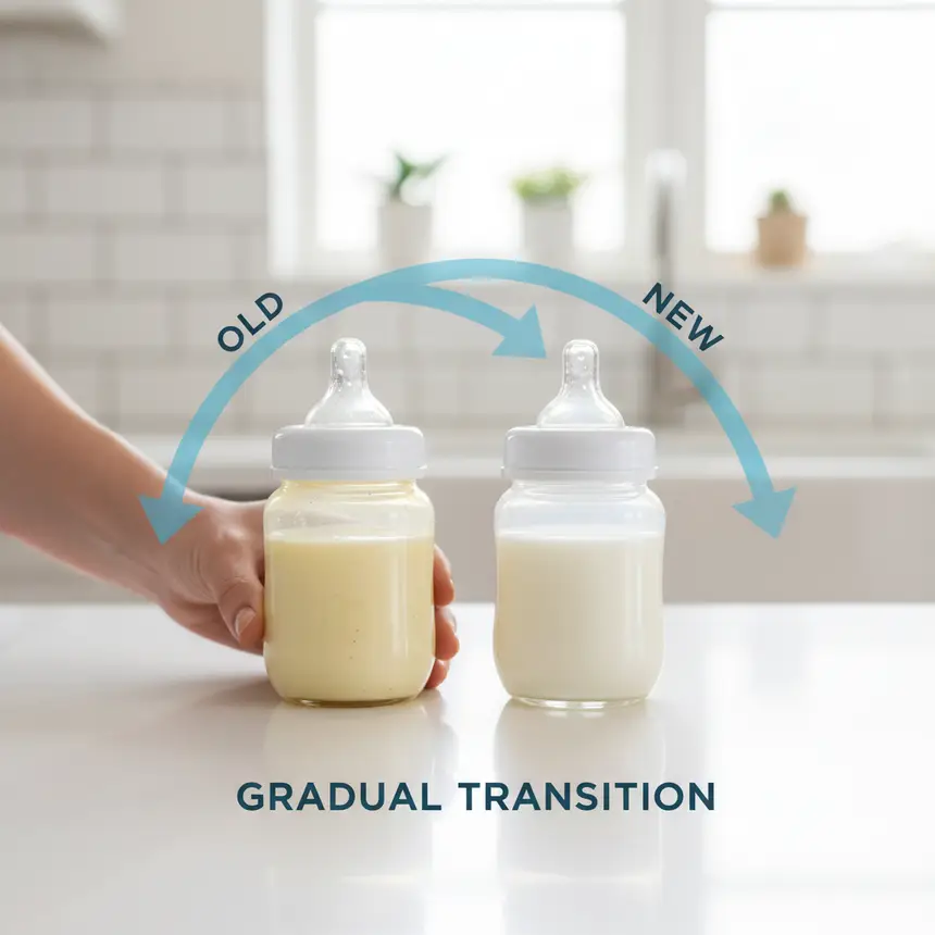 Formula transition method