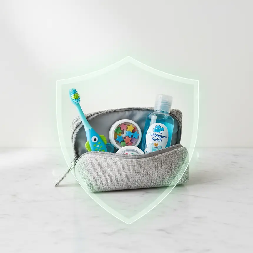 children's oral care products portability