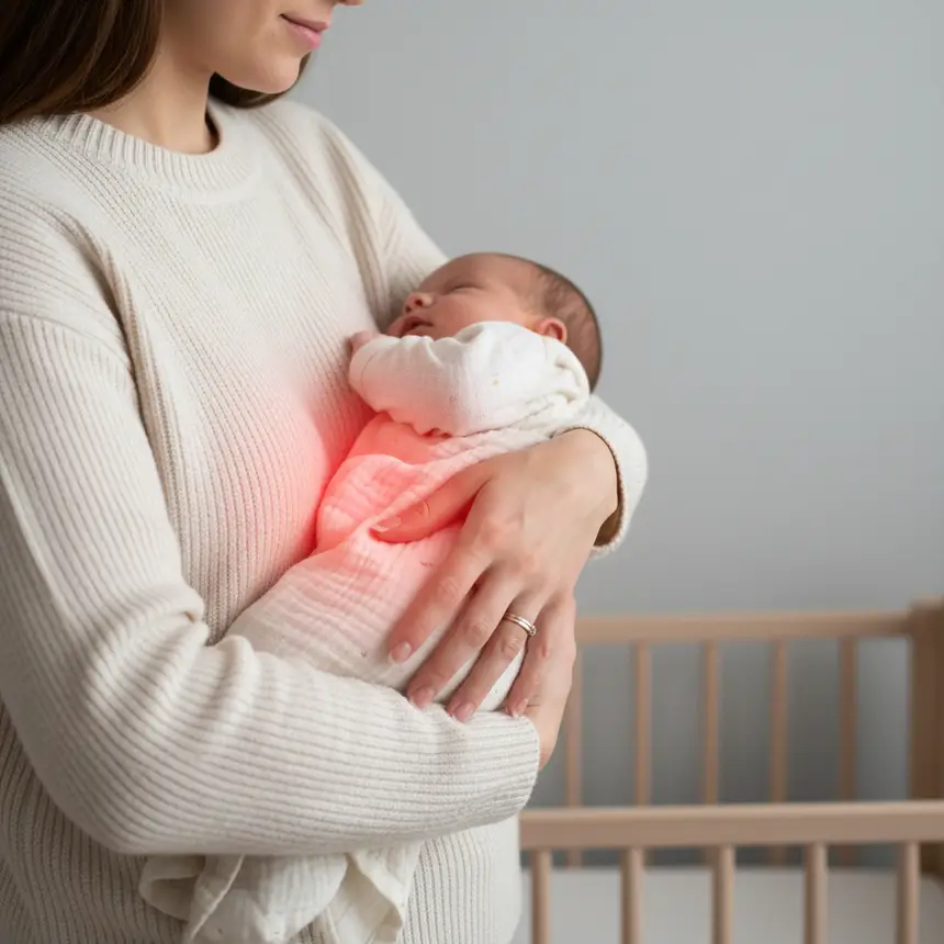 Baby feeding discomfort