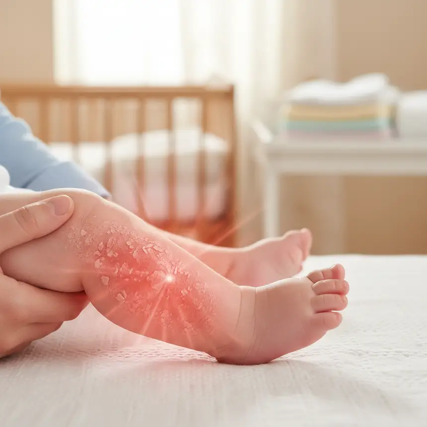 Baby skin barrier vulnerability