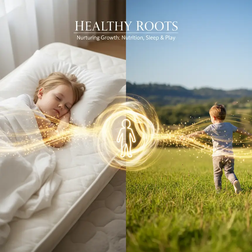 Growth nutrition sleep exercise