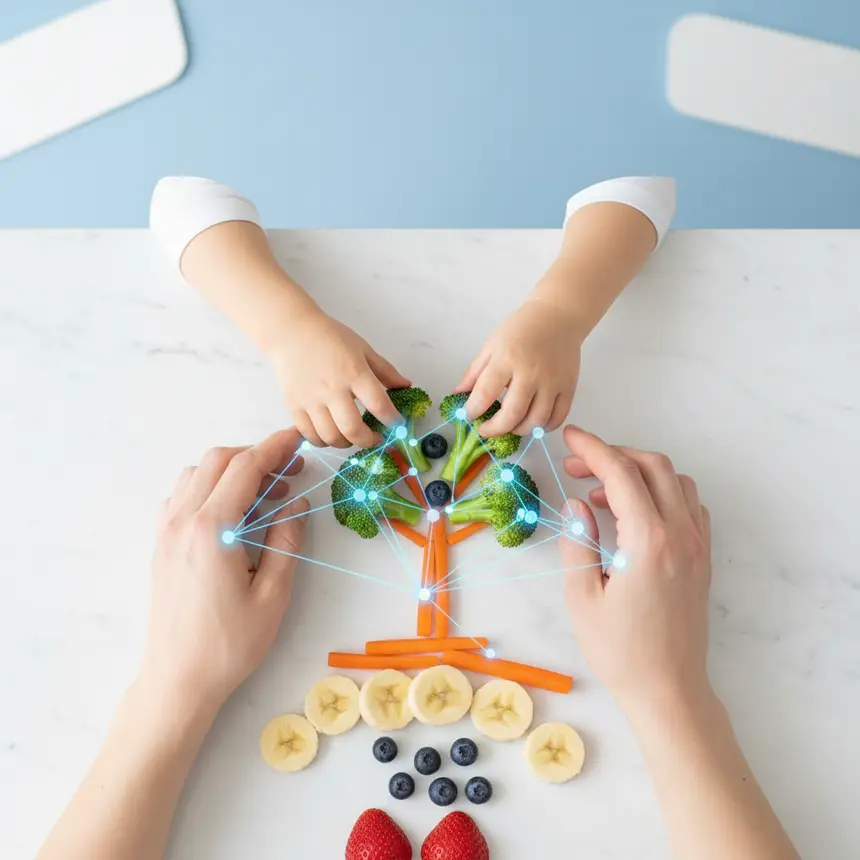 Toddler mealtime education balanced diet