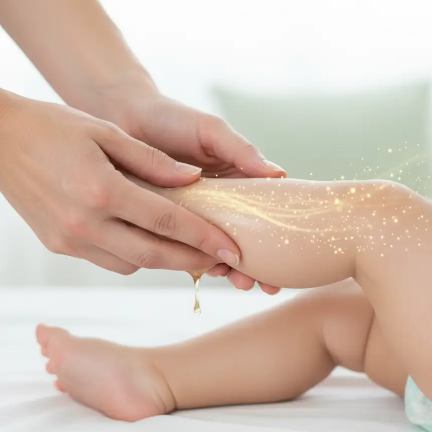 Infant moisturizing oil