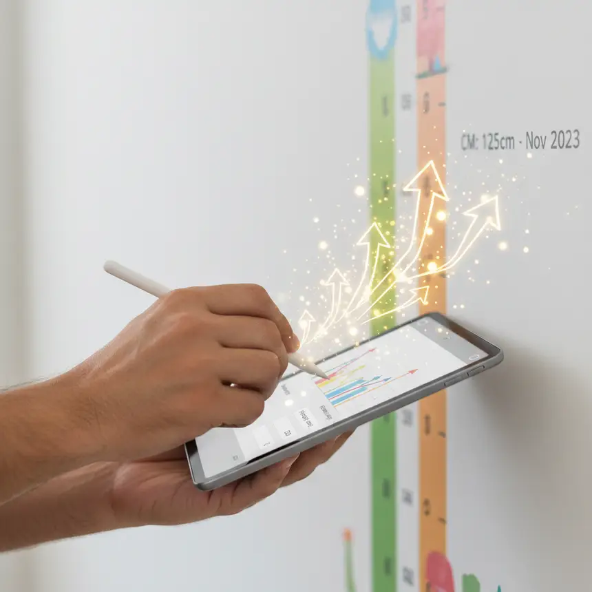 Growth record measurement