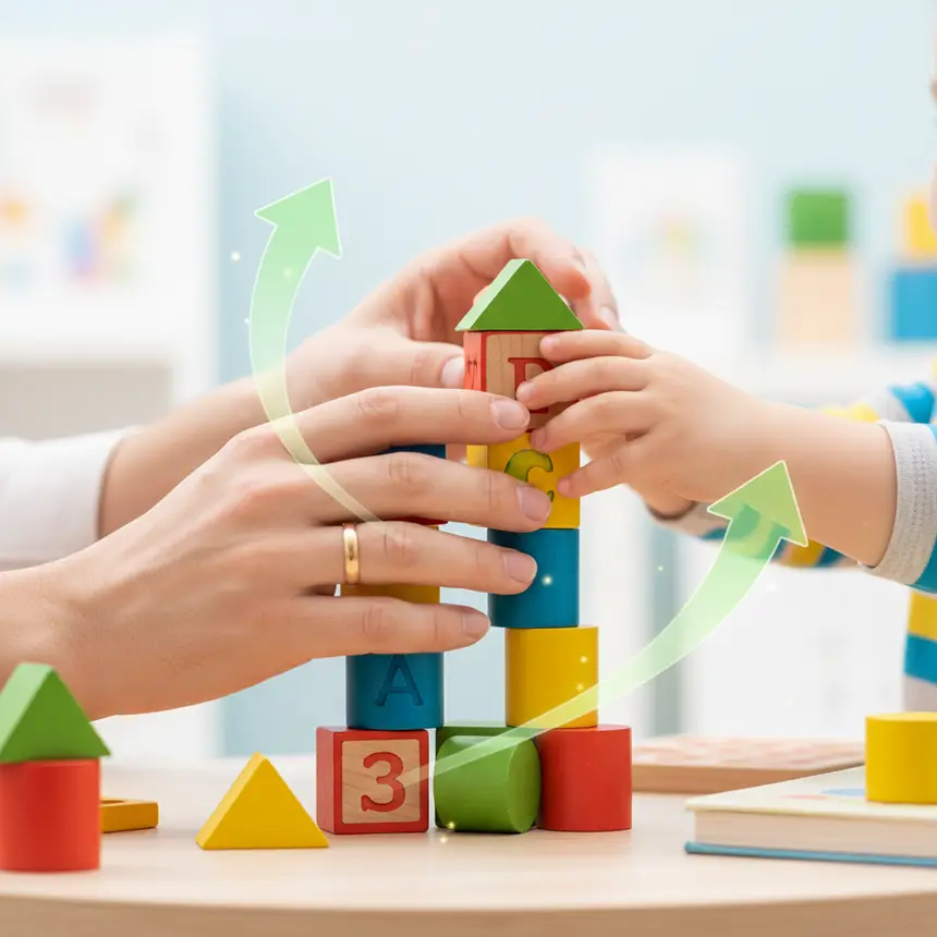 Play-based language development stimulation