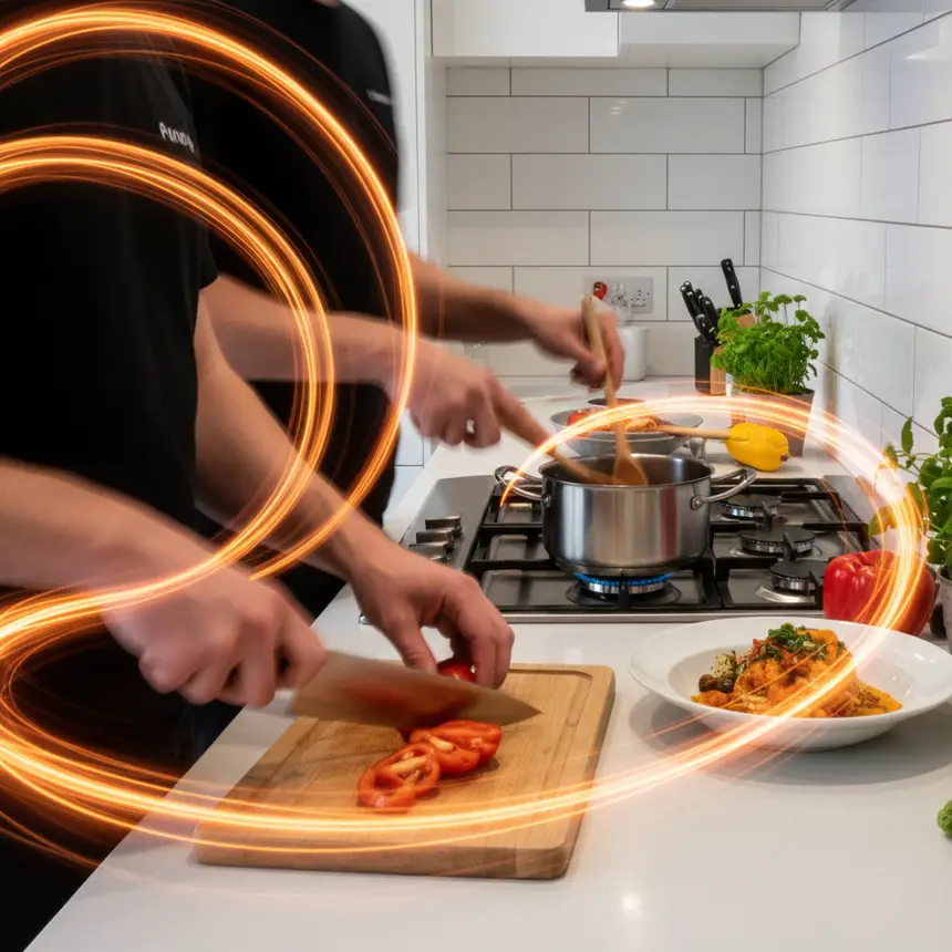 Busy Meal Preparation