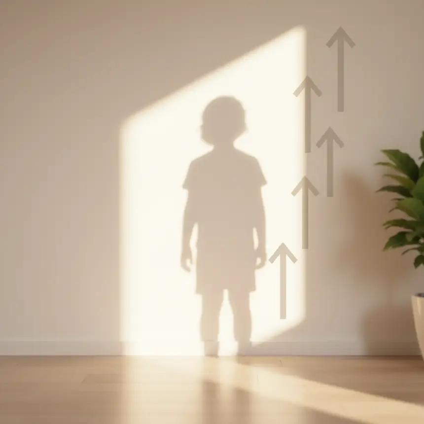Child growth, good posture habits